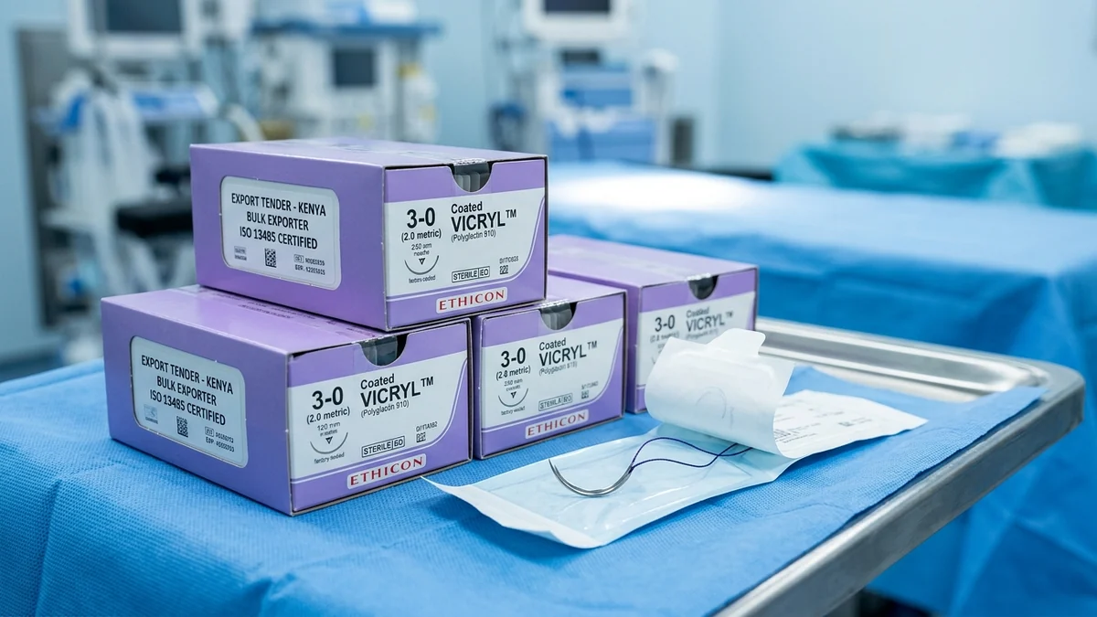 Bulk Ethicon Vicryl Suture Export to Dubai Hospitals