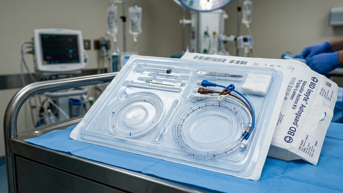 CVC Triple Lumen Sizing Guide for Indian ICUs: French Size Selection & CRBSI Prevention