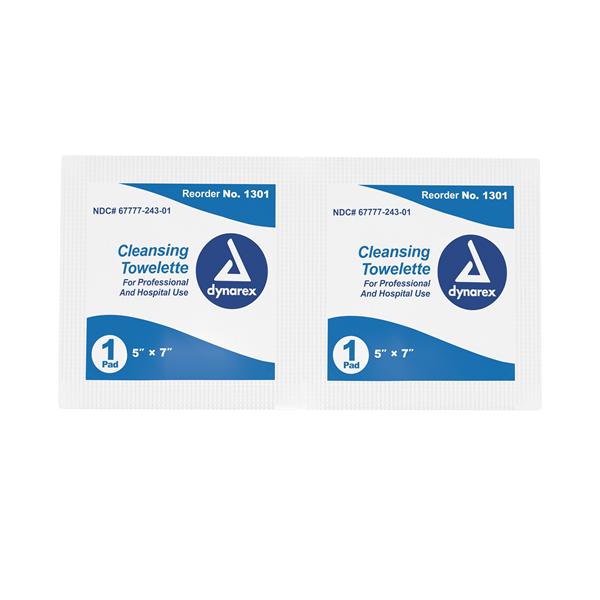 Dynarex Corporation Towelette Cleansing Nice 'N Clean .35% Bkz/20% Alc 100/Bx - 1301