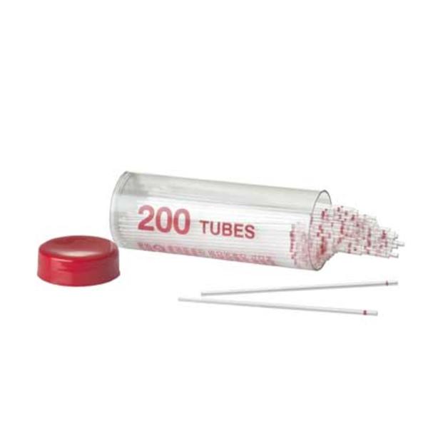 Kimble Chase Life Science Microhematocrit Capillary Tube Heparin Soda-Lime Glass Snap Cap 100/Bt, 12 Bt/Ca - 40B501