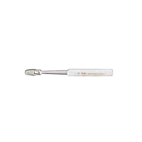 Miltex-Integra Biopsy Punch Dermal Keyes 6Mm 6Mm Bite Ribbed Handle Stainless Steel Reusable Ea - 33-26