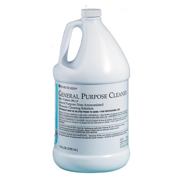 Henry Schein Cleaner General Purpose Fragrance Free Gal/Bt, 4 Ea/Ca - 21351