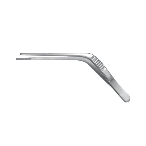 Miltex-Integra Forcep Dressing Wilde 5" Serrated Angled Stainless Steel Ea - 19-350