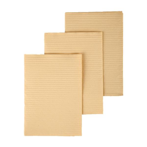 Henry Schein Towel Patient Dri-Gard Plus 13 In X 19 In Beige 3 Ply Tissue / Poly 500/Ca - WPSCPBG