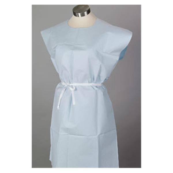Henry Schein Gown Premium 30 In X 42 In Blue Tissue / Poly / Tissue 50/Case - 73721
