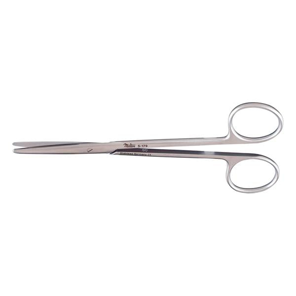 Miltex-Integra Scissors Metzenbaum 5-1/2" Blunt/Blunt Straight Standard Stainless Steel Ea - 5-179