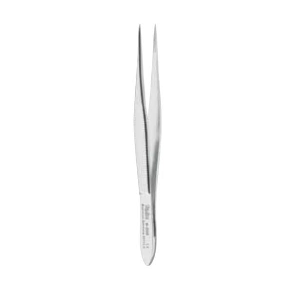 Miltex-Integra Forcep Plain Splinter 3-1/2" Serrated Straight Stainless Steel Ea - 6-300