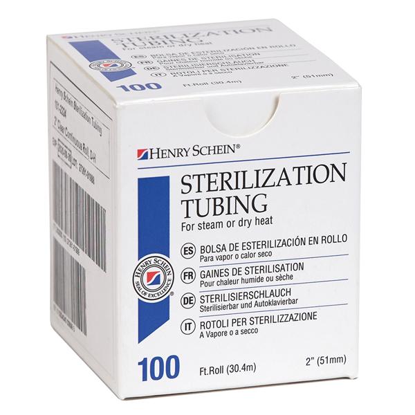 Henry Schein Tubing Sterilization 2 In Clear 100'/Rl, 12 Rl/Ca - 902-000210