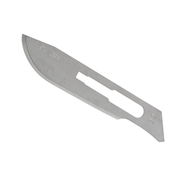 Myco Medical Supplies Blade Surgical Glassvan #22 Stainless Steel Sterile Disposable 100/Bx - 3001T-22