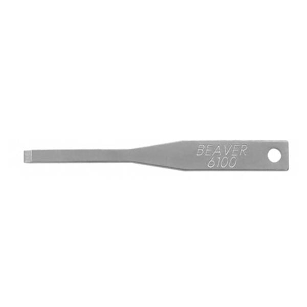 Beaver-Visitec Int Blade Surgical #61 1.31" Stainless Steel Sterile Disposable 24/Pk - 376100
