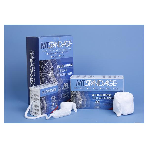 Medi-Tech Intl Corp Bandage Mt Spandage 5"X25Yd Dressing Elastic Net Size 5 White Lf Roll - MT05