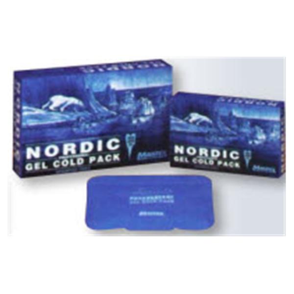 Mastex Industries Pack Cold Nordic Half Size Gel/Vinyl Reusable Blue 7X11" Ea - ICE51