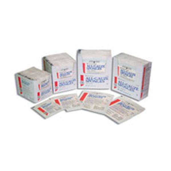 Henry Schein Sponge Gauze Cotton/Woven 4X4" 12 Ply Sterile Lf 50/Bx, 24 Bx/Ca - 908272