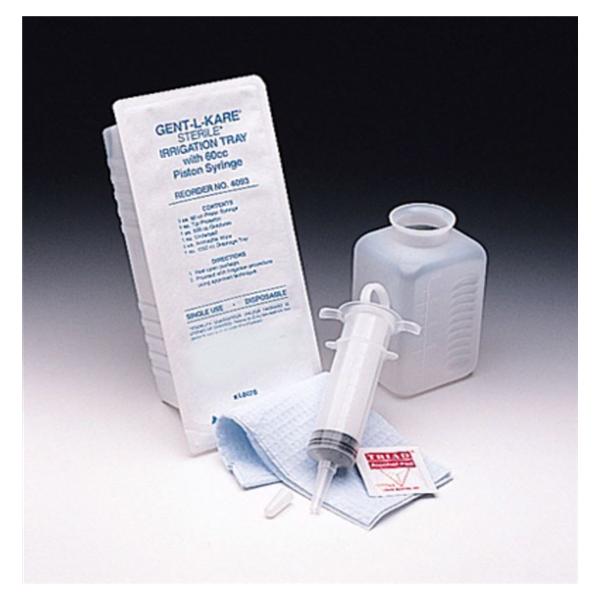 Medegen Medical Products, Irrigation Tray Set Gent-L-Kare Polypropylene 60Cc 20/Ca - 4093