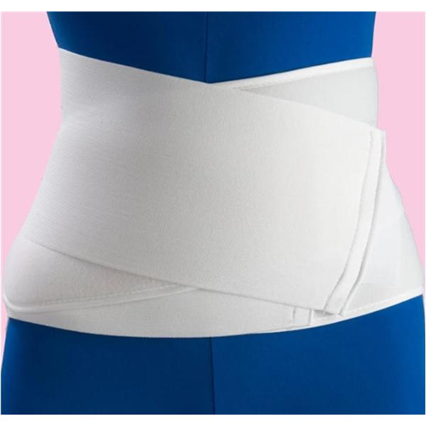 Frank Stubbs Co Inc Binder Compression Abdominal Elastic Two Panel White 10" Universal Each - 2004