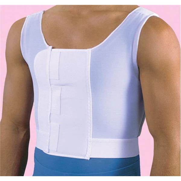 Frank Stubbs Co Inc Vest Compression Large Men White Each - 2001L