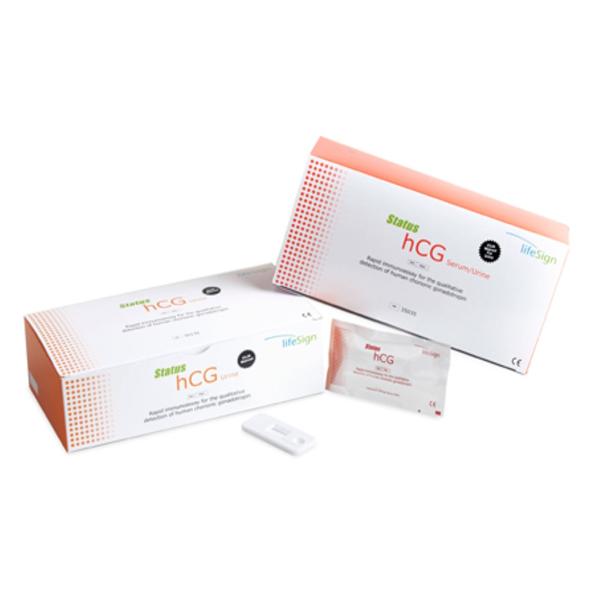 Lifesign Status Hcg: Human Chorionic Gonadotropin Urine Test Clia Waived 25Miu/Ml 35/Bx - 35135