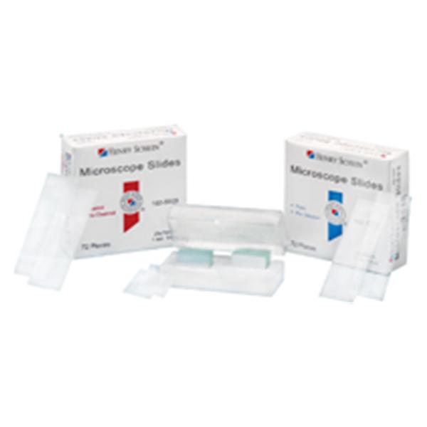Henry Schein Frosted Microscope Slide 3X1" White With Grounded Edges 72/Bx, 20 Bx/Ca - 105EHSI
