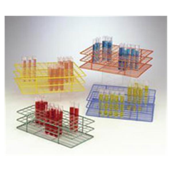 Bel-Art Products Poxygrid Test Tube Rack 15-16Mm 108 Place Green Ea, 24 Ea/Ca - F187590000