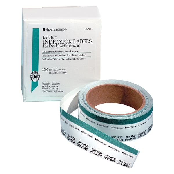 Henry Schein Indicator Strip Dry Heat Latex Free 1000/Bx, 10 Bx/Ca - DTL-1000HS