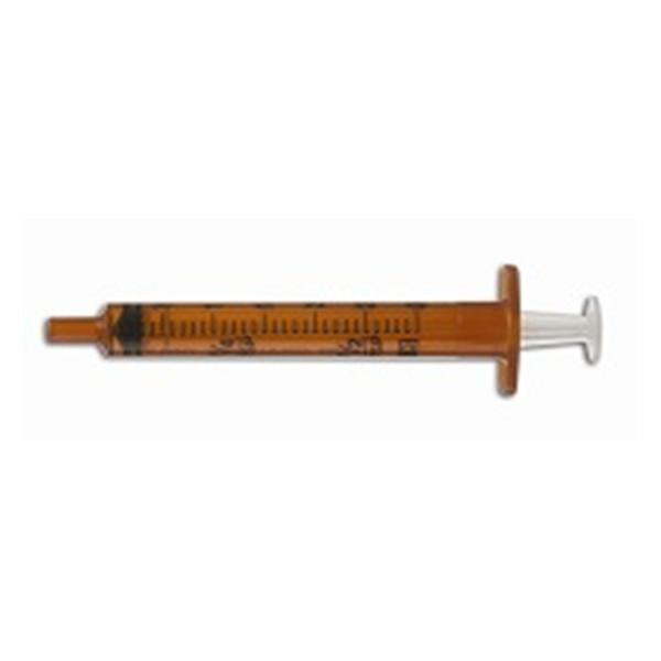 Becton-Dickinson Syringe Oral Enteral 3Cc Amber 100/Box, 5 Bx/Ca - 305210