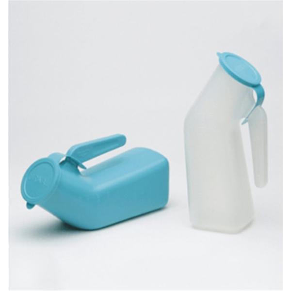 Medegen Medical Products, Urinal Patient 1Qt Blue Plastic Male With Hanging Handle Ea, 12 Ea/Ca - 95