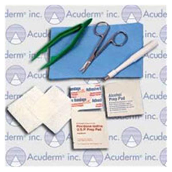 Acuderm Kit Biopsy Skin Acu-Punch 4Mm With Gauze/Scissors/Forceps Sterile 20/Bx - PK420
