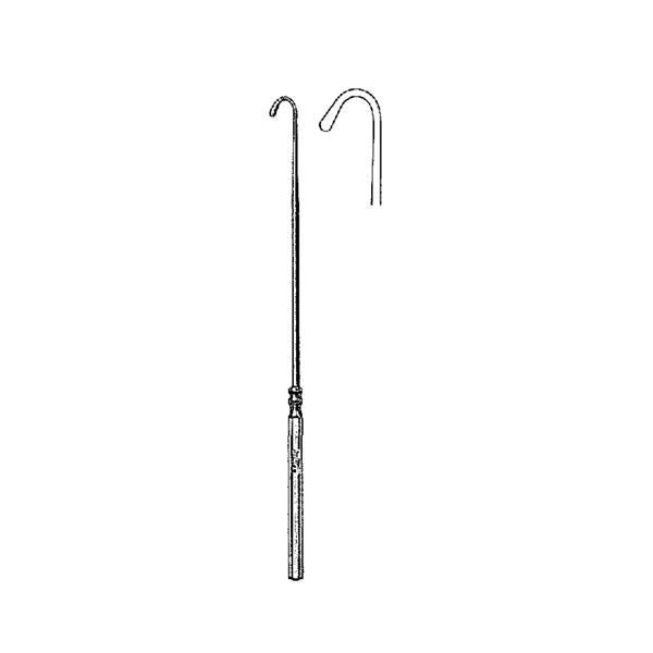 Miltex-Integra Hook Crypt Rosser 6-3/4" Stainless Steel 1/Ea - 28-131