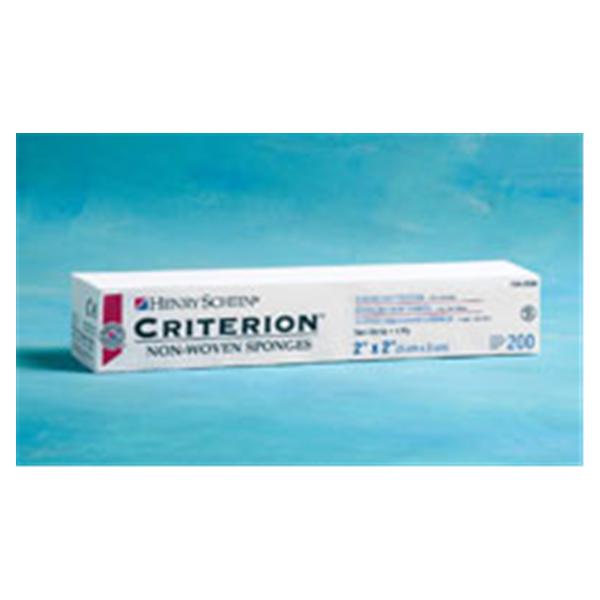Henry Schein Sponge Non-Woven Criterion Rayon/Polyester Blend 3X3" 4 Ply Non-Sterile 200/Pk - 1042410