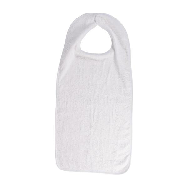 Duro-Med Industries. Bib 17.75 In X 26.5 In White Terrycloth 12/Pk - 532-6013-1900