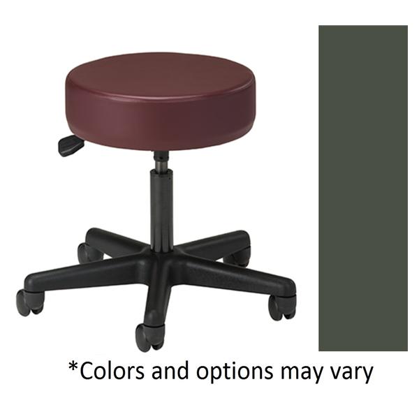 Clinton Industries. Stool Exam Standard Series Gunmetal 2.5" Casters Backless 5 Leg Ea - 2135-3GM