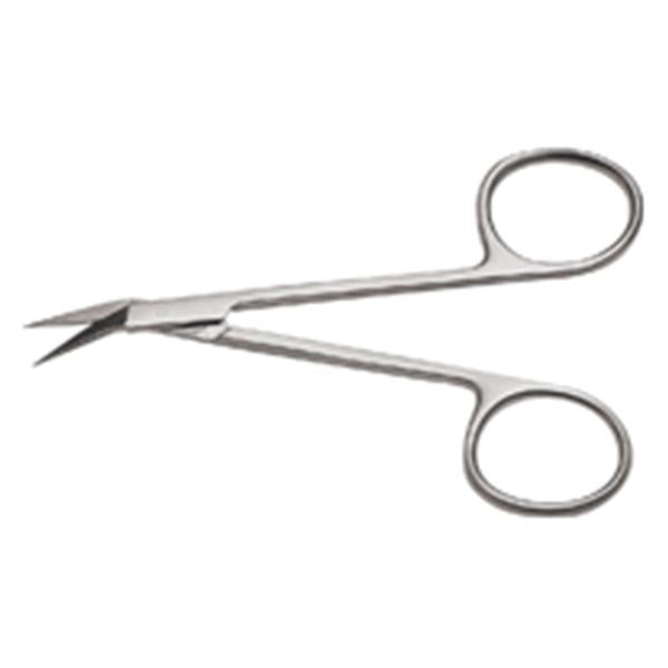 Henry Schein Scissors Stitch O'Brien 3-1/2" Sharp/Sharp Angled 90Mm German Stainless Steel Ea - 104-8241