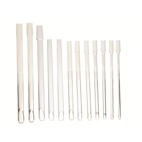 Medgyn Products Inc Curette Uterine Vacuum Vacurette 13Mm 3/8" Base Rgd Hndl Clr Plstc Disp 25/Bg - 22213