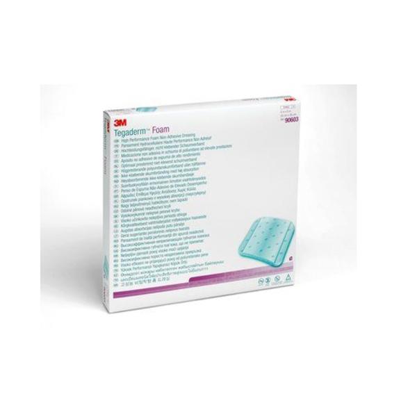 3M Healthcare Dressing Tegaderm Hp Fm 8X8" Non-Adhesive Non-Adherent White Absorbent Lf 30/Ca - 90603