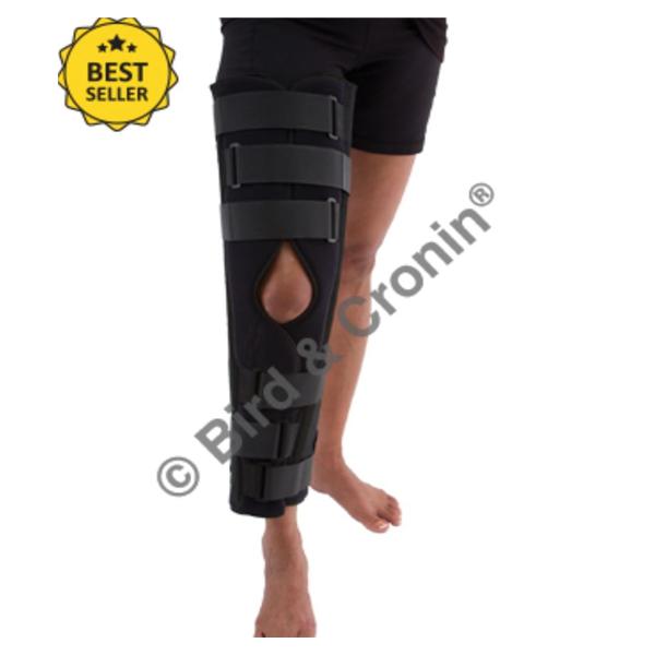 Bird & Cronin Brace Immobilizer Knee Foam Black Size 16" Universal Ea - 8142742