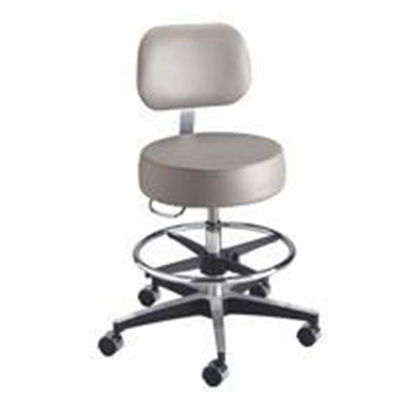 Brewer Company Stool Exam Century Series Black Casters Backless 5 Leg Ea - 11001FRUS393