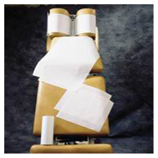Graham Medical Cover Chiropractic Headrest 12.5 In X 125 Feet White Crepe 12/Ca - 13771