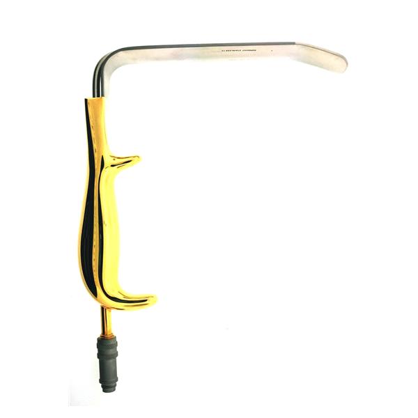 Hermann Medizentechnik Retractor Surgical Ferreira 25X150Mm Right Angle Smoke Tube/Fiber Optic Ss Ea - BR18-205-1105