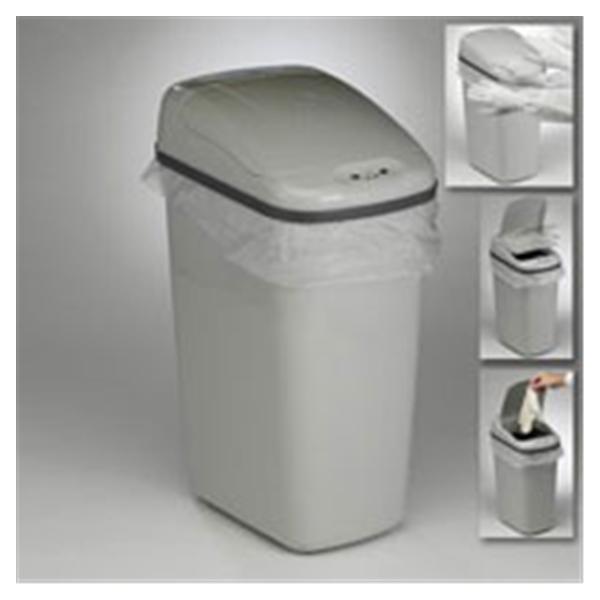 Bel-Art Products Can Trash Touch Free Pp/Abs 7.3Gal Automatic Motion-Sensitive Lid Gray Each - 132020020