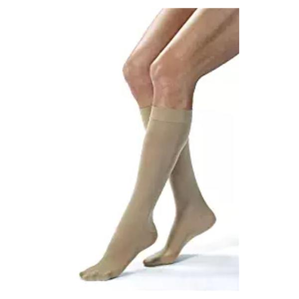 BSN Medical Stocking Compression Opaque Knee High Closed Toe Large Natural 1/Pr - 115284