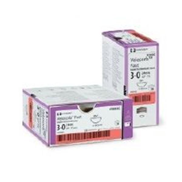 Medtronic MITG-Covidien Suture 3-0 Glycolide/Lactide P-12 Velosorb Fast Undyed 18" Braid 12/Ca - SV497G