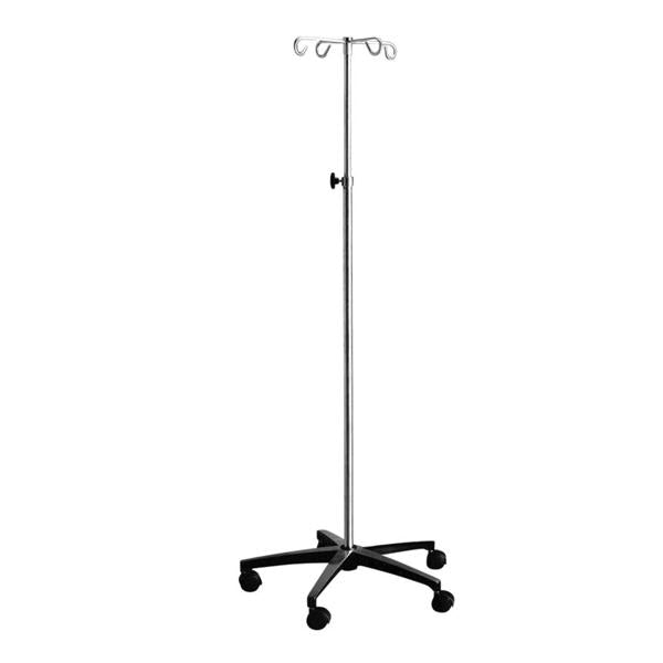 Blickman Industries Stand Iv Pole 4 Hook 24" Base 74-110" Height Adjustment 1/Ea - 537792400