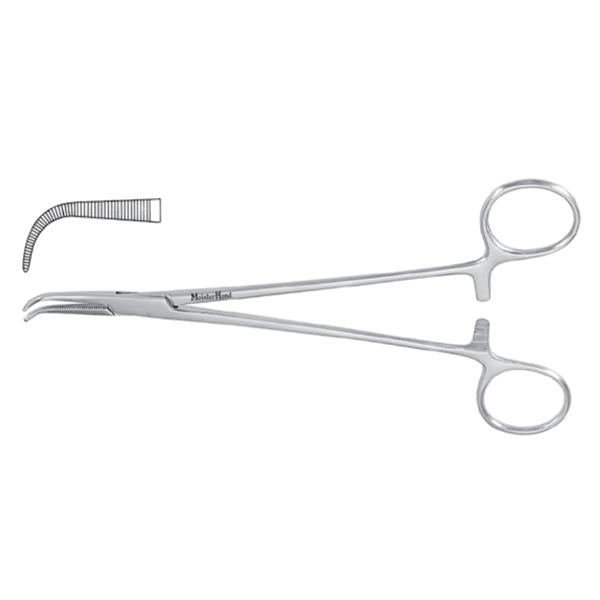 Miltex-Integra Forcep Hemostatic Gemini Mixter Meister-Hand 5-1/2" Serrated Full Curve Ss Ea - MH7-255