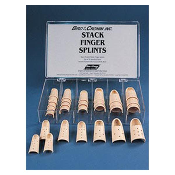 Bird & Cronin Splint Stack Assorted Kit Finger Plastic Flesh Universal Ea - 8142226