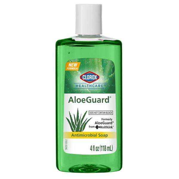 Healthlink Soap Antimicrobial Liquid Aloeguard 4 Oz Bottle 24/Ca - HCH 32377
