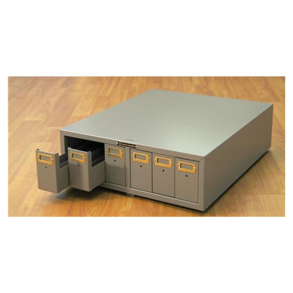 Fisher Scientific Co. Fisherbrand Microscope Slide Storage Cabinet Green 4500 Pstn 18.75X15.75X4.75 Ea - 7212101
