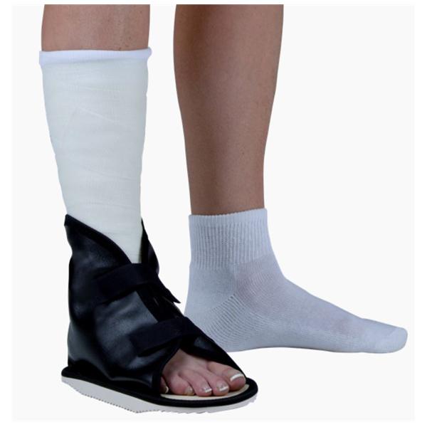 Deroyal Industries Inc Boot Cast Vinyl Black Rocker Sole 11.5X5.25" Size Large Ea - 2027-04