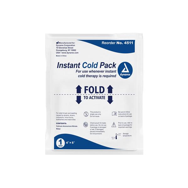 Dynarex Corporation Pack Cold Instant Disposable 4X5" 24/Ca - 4511
