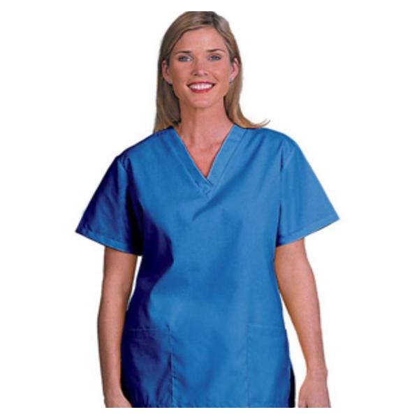 Fashion Seal Shirt Scrub Fashion Poplin Womens X-Large Blueberry Ea - 7281-XL