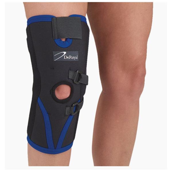 Deroyal Industries Inc Stabilizer Knee Tri-Tex Black Size Large Right Ea - 14840207